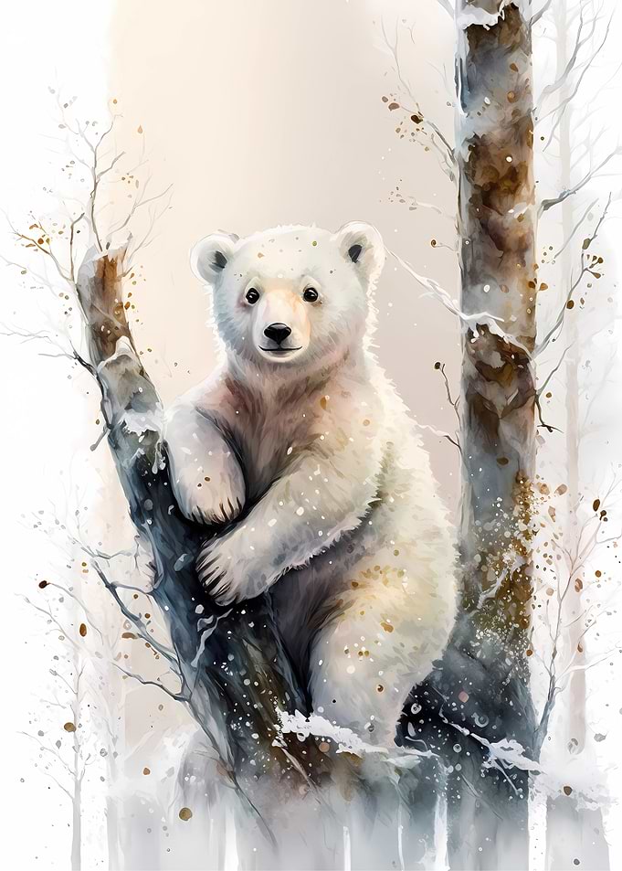 Polar Bear Fetching