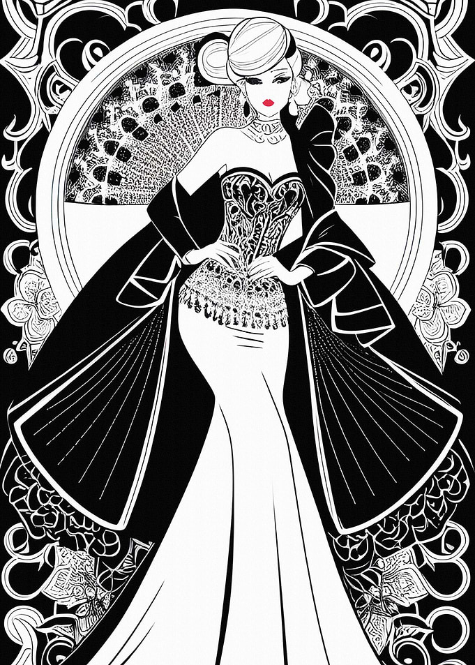 Retro Stylish Woman