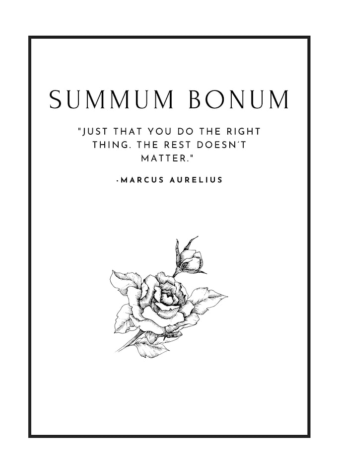Summum Bonum Quote