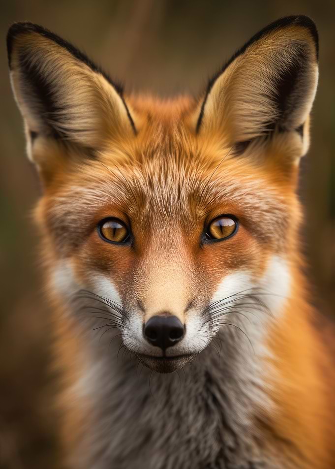 Portrait of a Red Fox