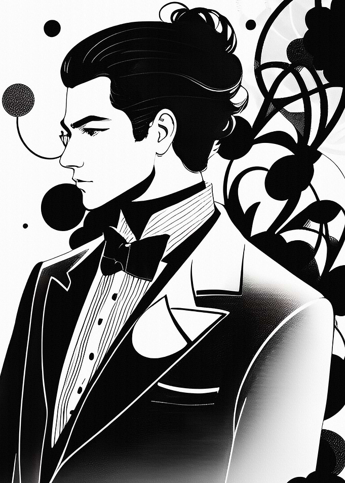 Vintage Handsome Man