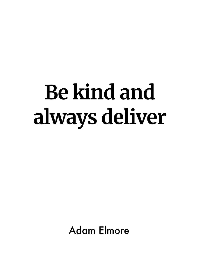 Rare career advice