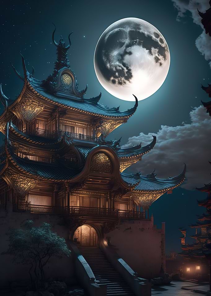 chinese palace moon