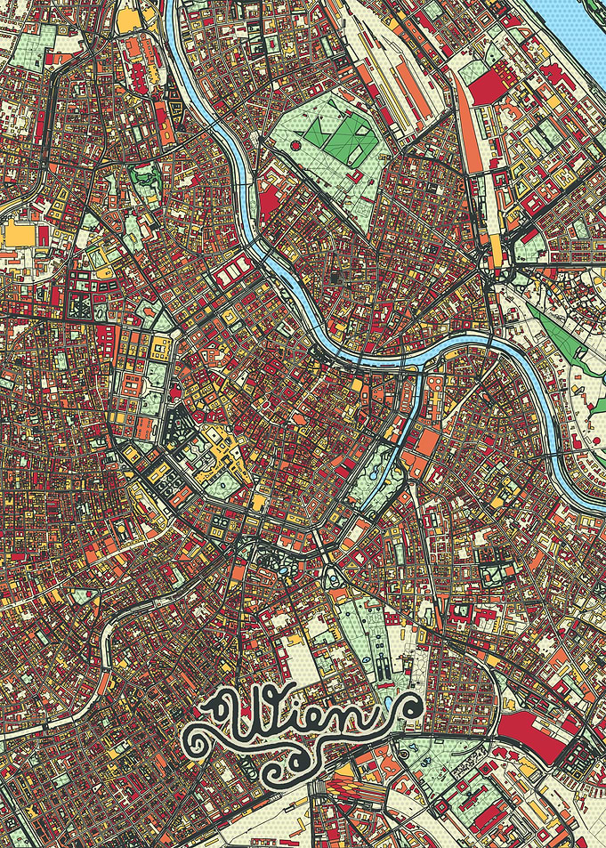 Vienna City Street Map