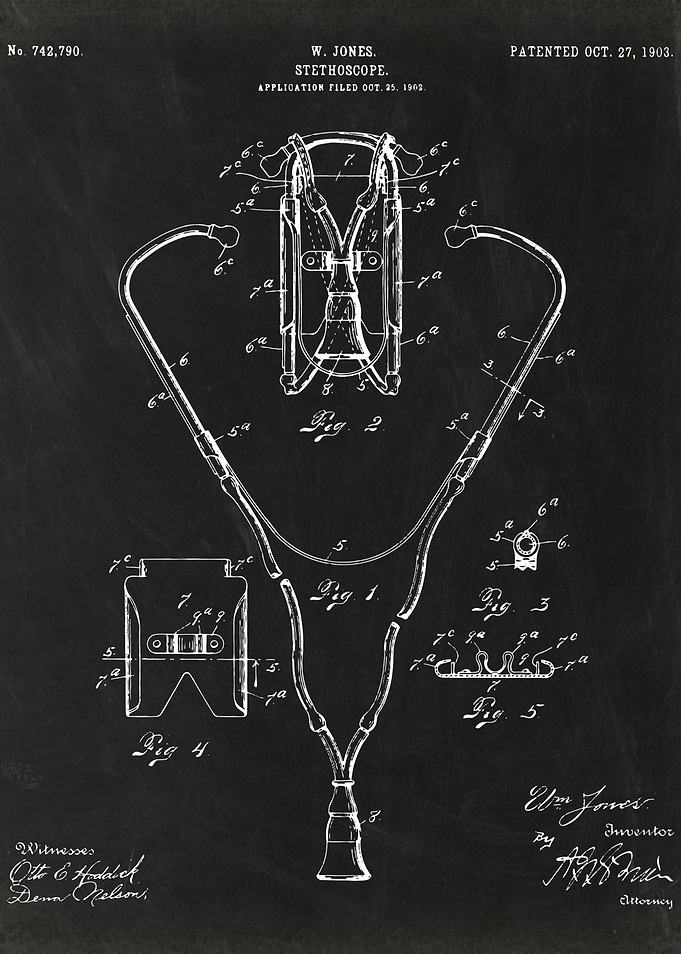 Stethoscope patent