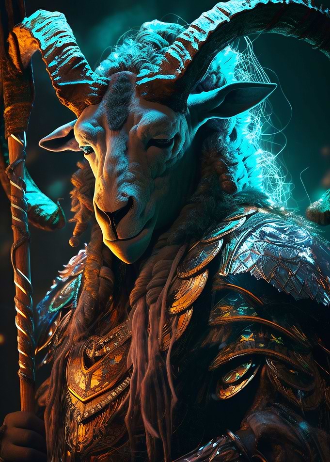 Mystical Ram warrior