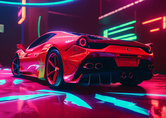 Ferrari 458 Neon