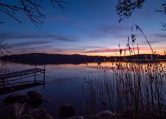 Lake sunset