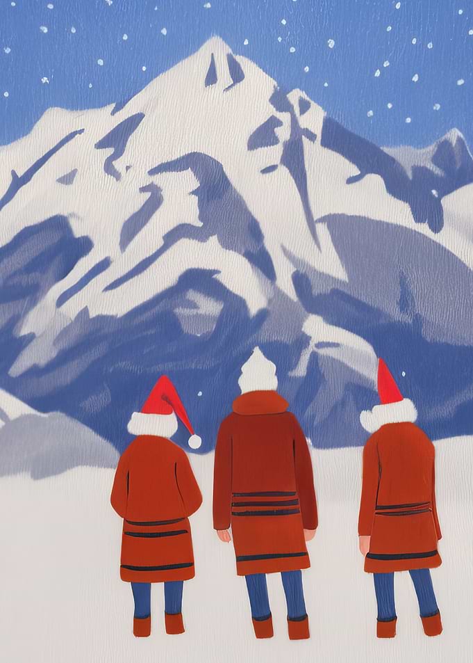 Figures Christmas Scene