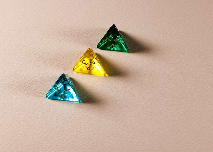 Dice for board game