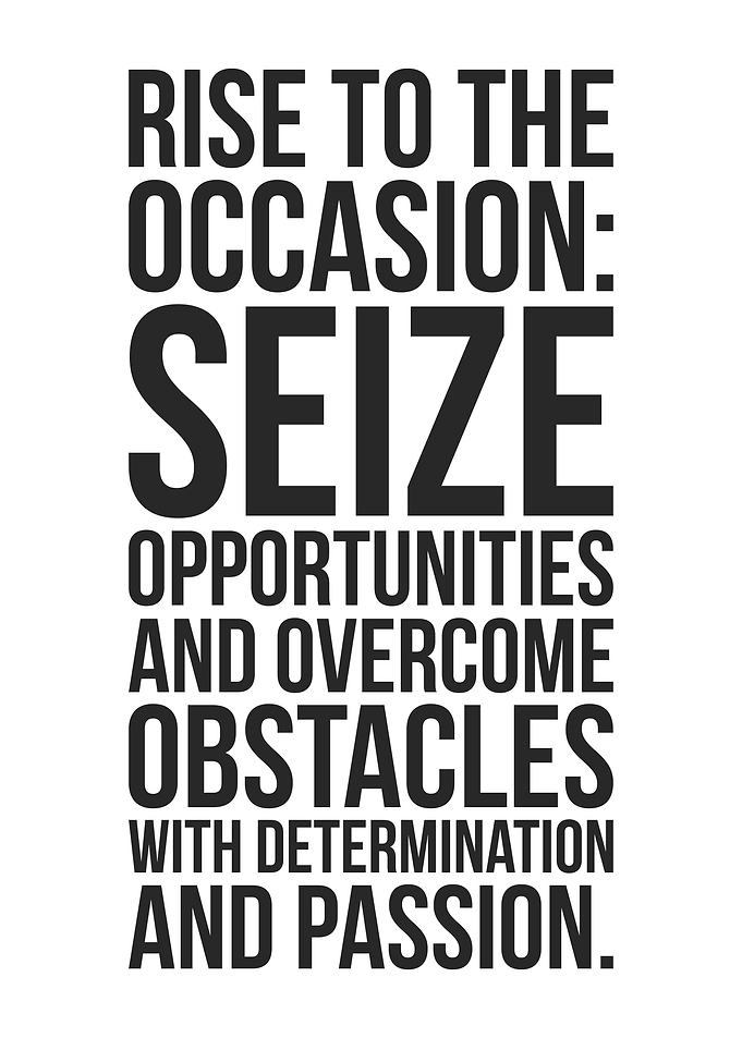Rise To The Occasion