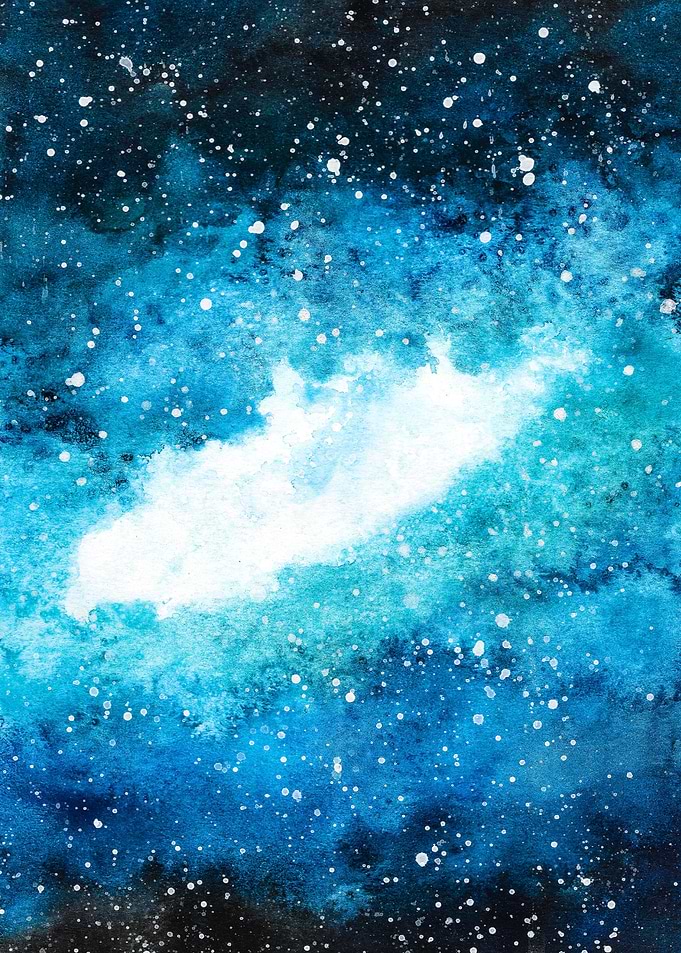 Blue nebula