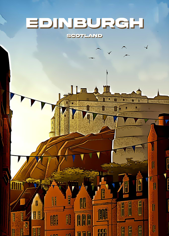 Edinburgh Travel Art