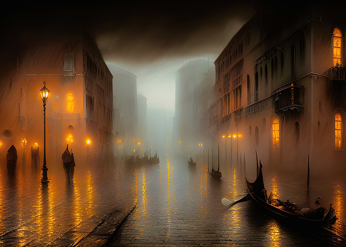 Magic dark alley