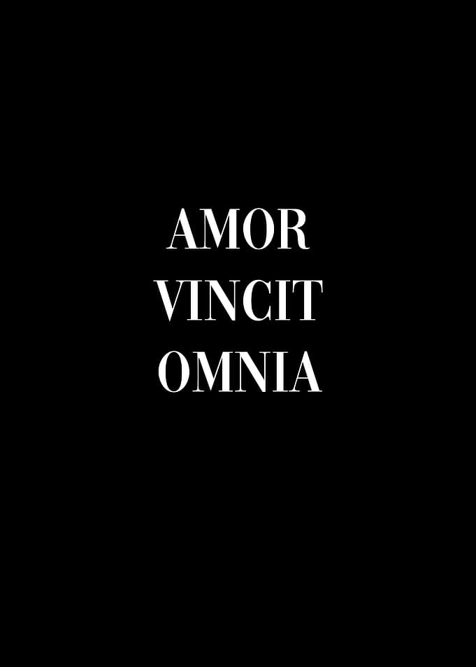 Latin Quote Love Conquers