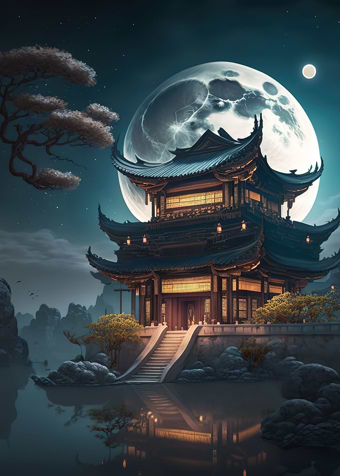 chinese palace moon