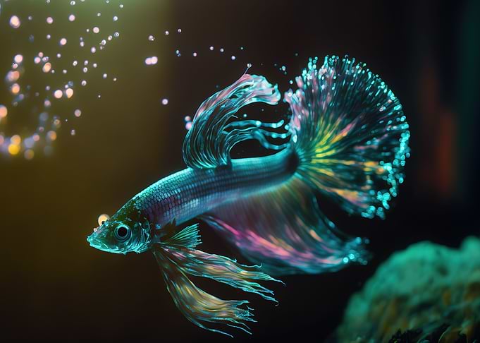 betta fish colorful