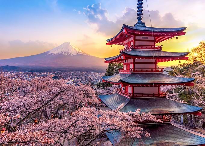 View of mountain Fuji