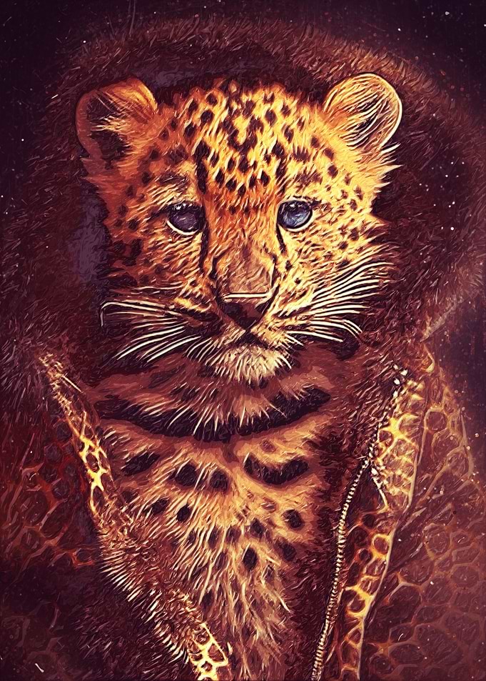 Cute Baby Leopard 003