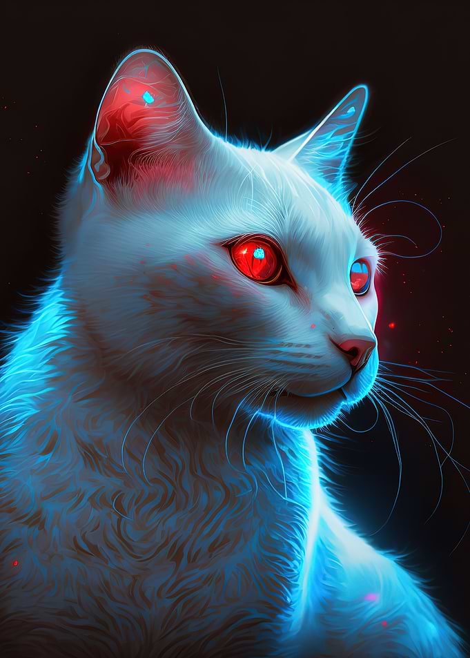 Neon Cat