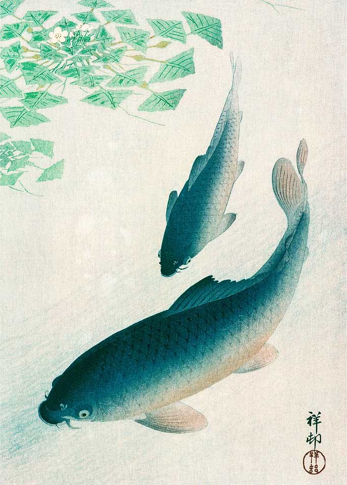 Carp or Koi Ohara Koson