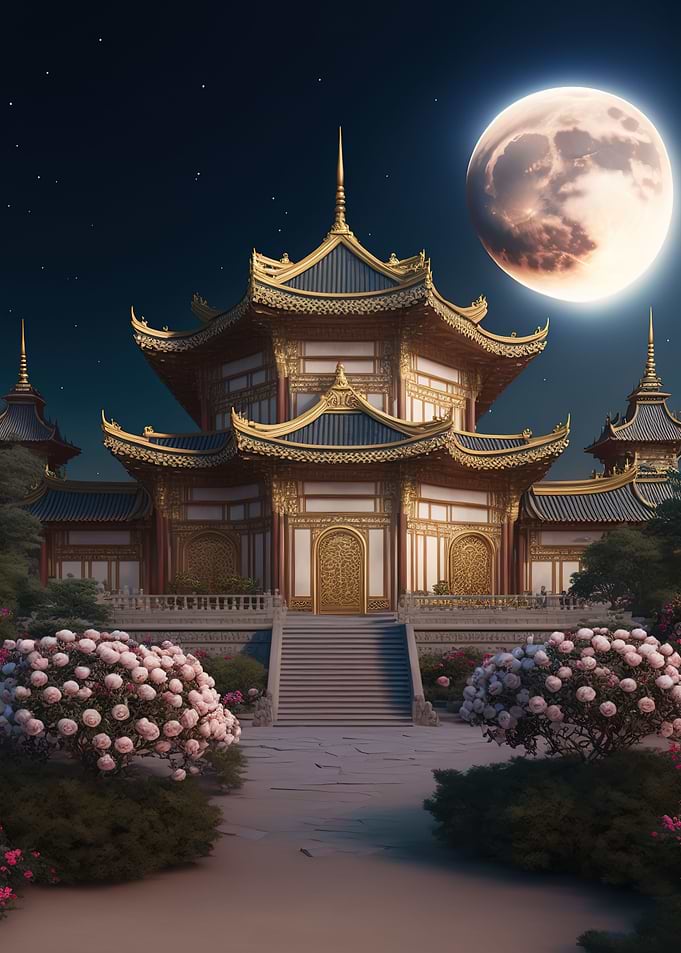 chinese palace moon