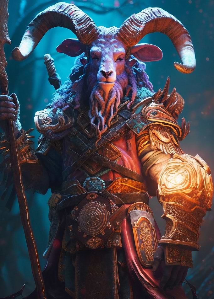 Mystical Ram warrior