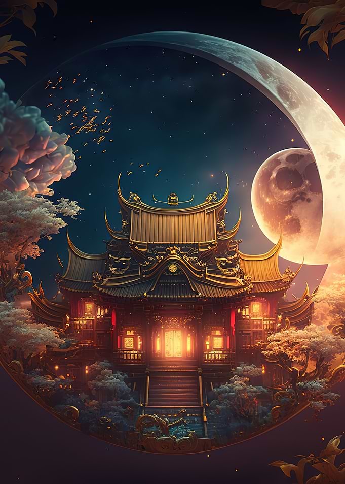 chinese palace moon
