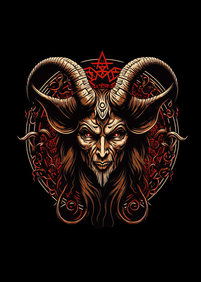 Baphomet Satan Demon Horns