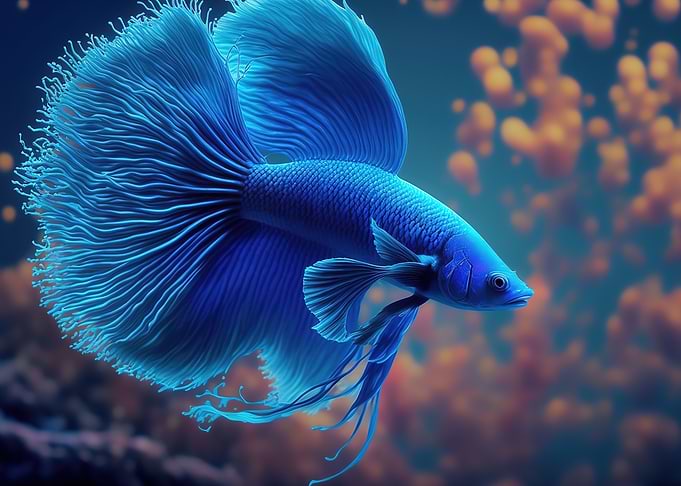 betta fish colorful