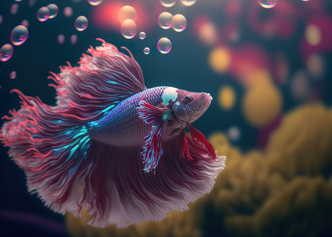 Cute Betta Fish