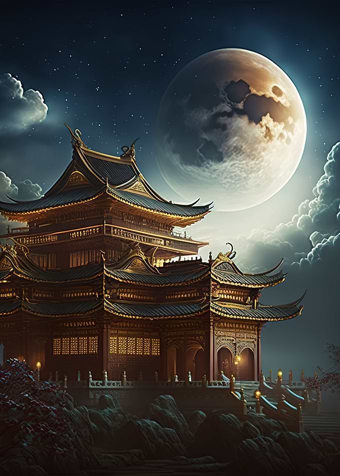 chinese palace moon