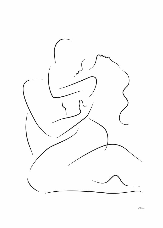 Minimalist sex drawing