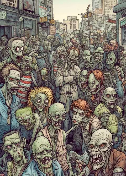 Twisted Figures — metal poster wall art