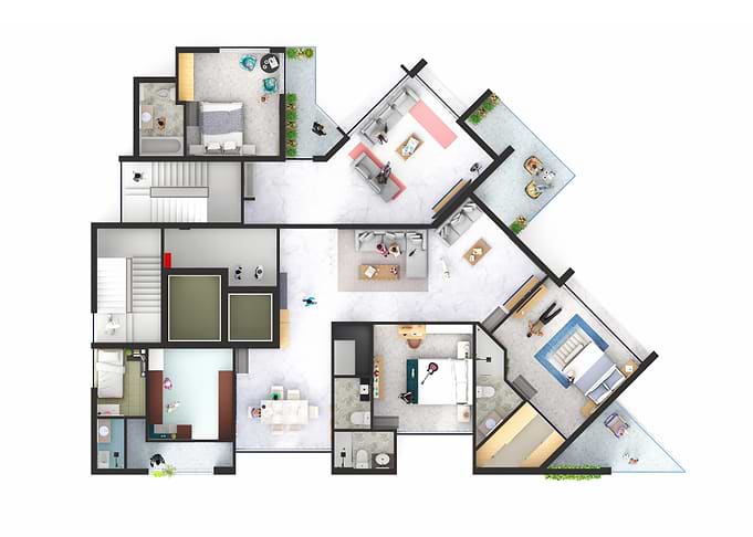 Three bedroom family house