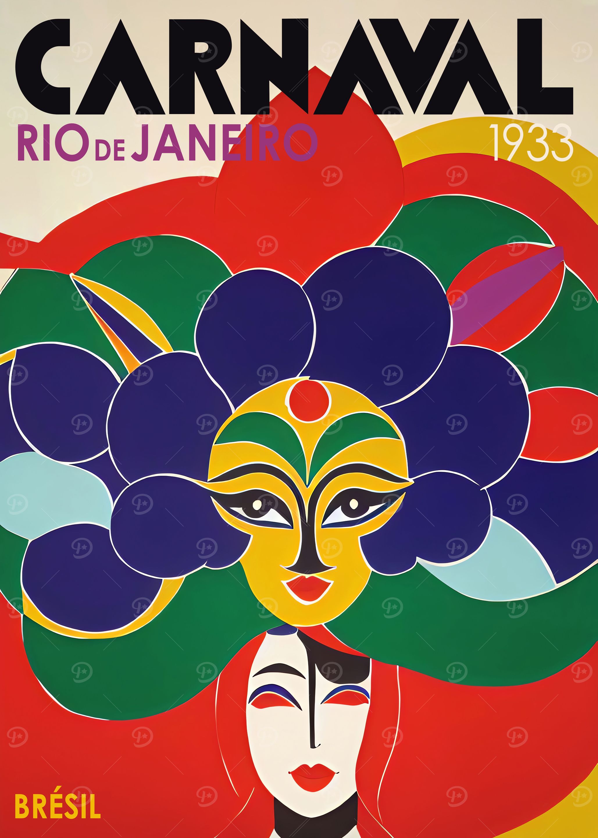 Brazil Carnival Poster