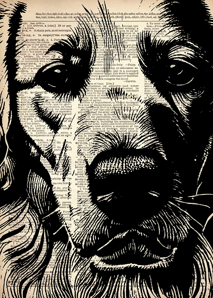 Golden Retriever Dog art