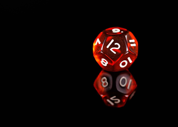 Dice for board game