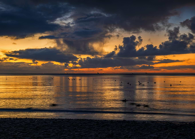 Baltic Sea At Sunrise