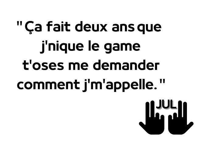 Jul punchline horizontale