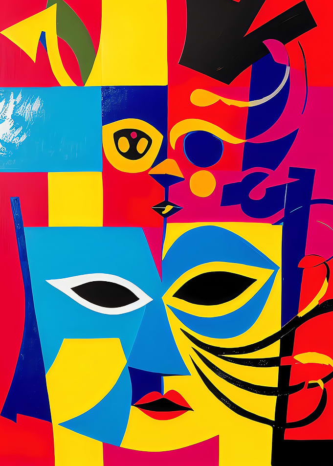 Carnival Collage Poster