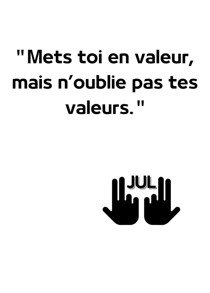 Jul valeurs