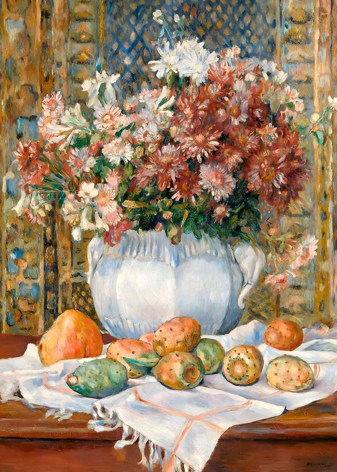 Flowers and Prickly Pears