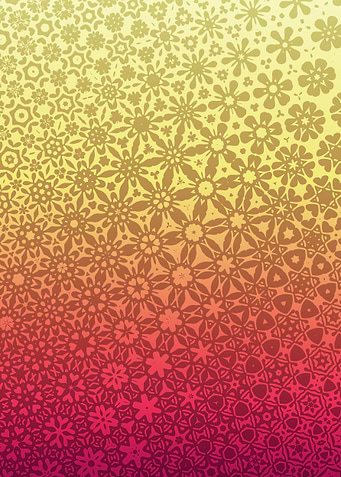 Gradient honeycomb pattern