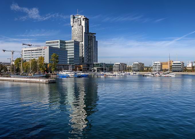 Gdynia City Skyline