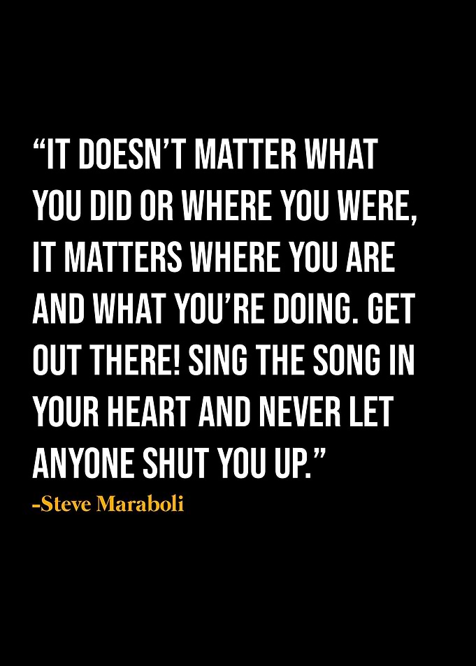Steve Maraboli Quote