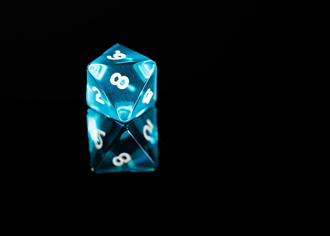 Dice for board game