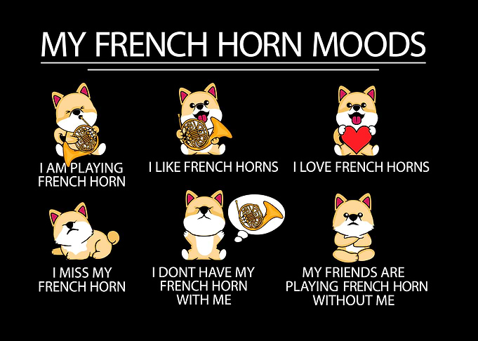 French Horn Music Kids