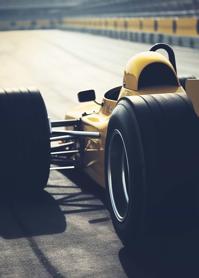 Vintage Formula 1 car