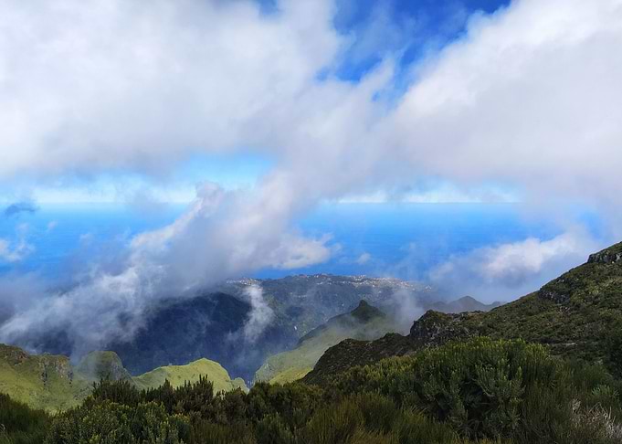 Madeira Mountains Ocean